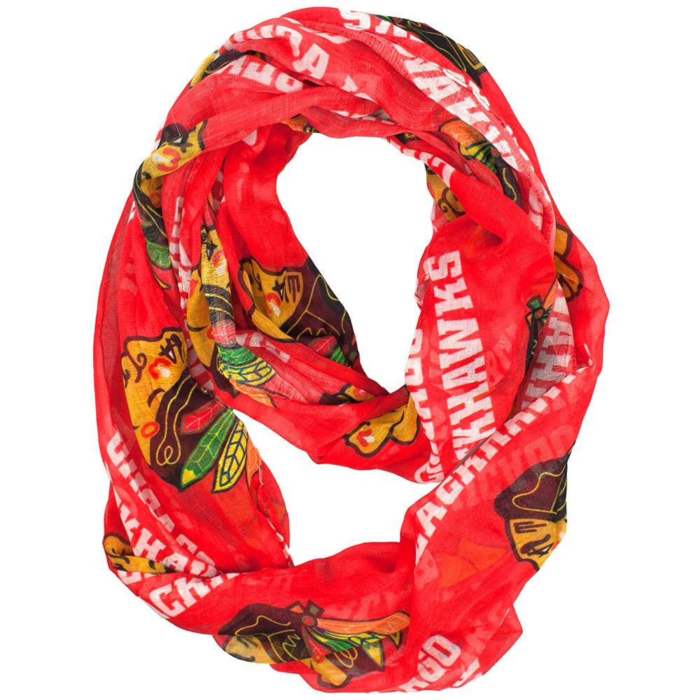 Chicago Blackhawks NHL Sheer Infinity Scarf