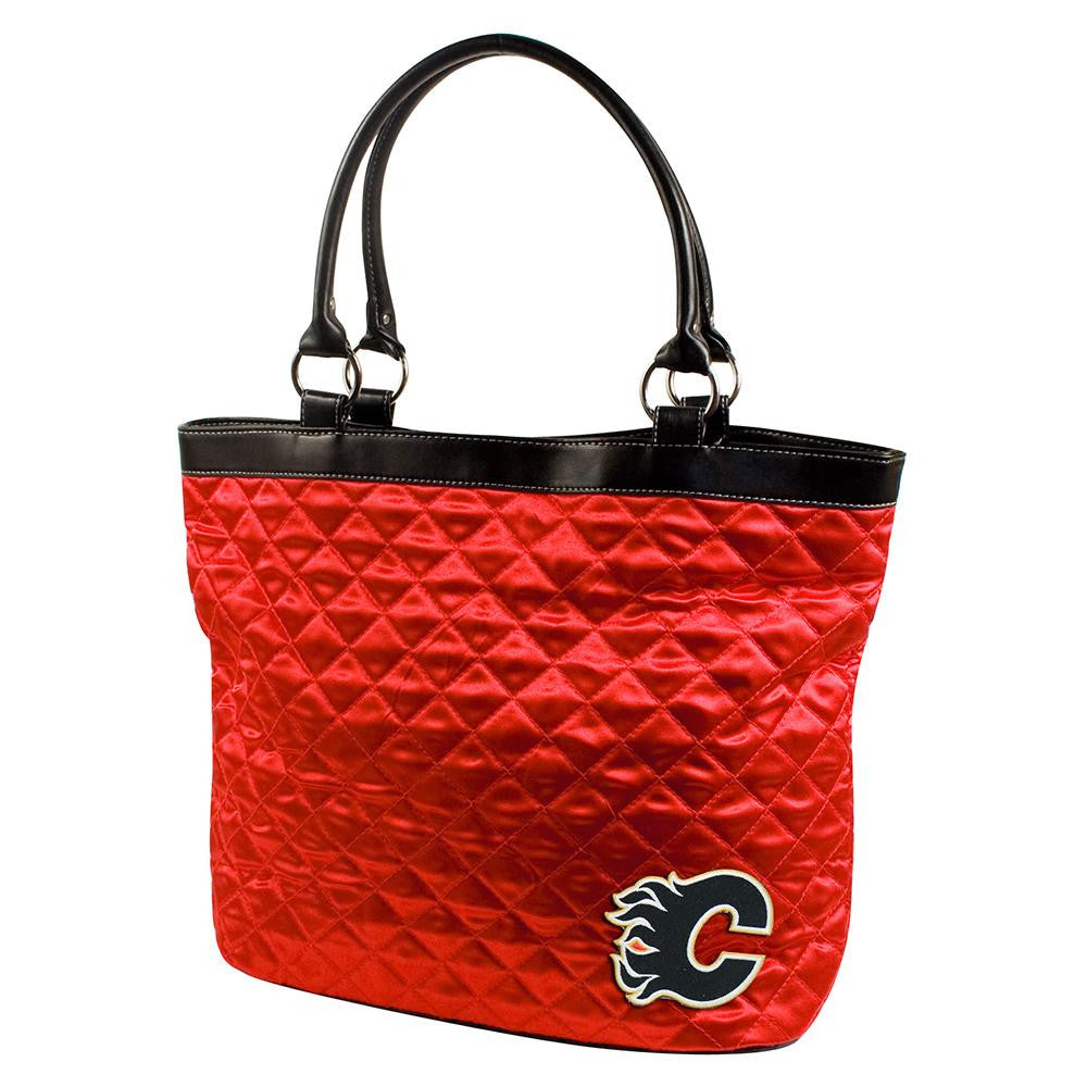Calgary Flames NHL Quilted Tote (Light Red)