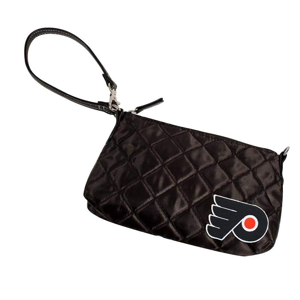 Philadelphia Flyers NHL Quilted Wristlet (Black)