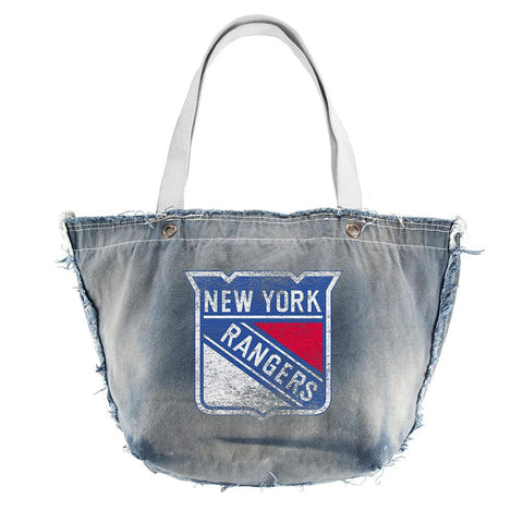 New York Rangers NHL Vintage Denim Tote