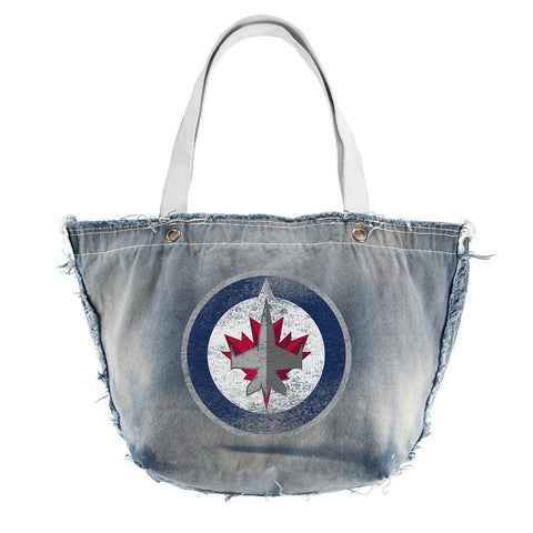 Winnipeg Jets NHL Vintage Denim Tote