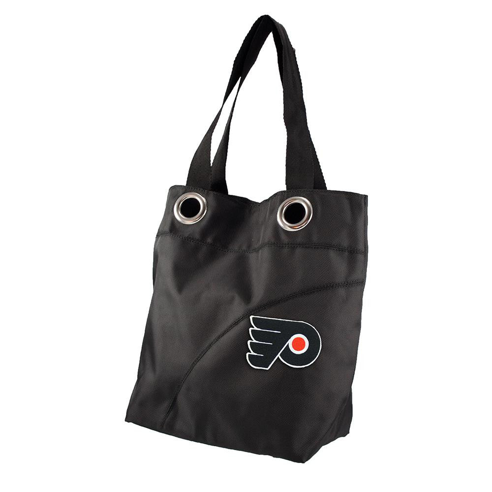 Philadelphia Flyers NHL Color Sheen Tote (Black)
