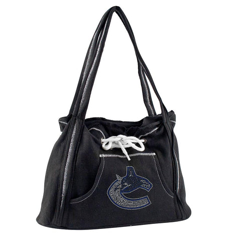 Vancouver Canucks NHL Sport Noir Hoodie Purse