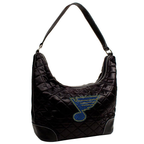 St. Louis Blues NHL Sport Noir Quilted Hobo