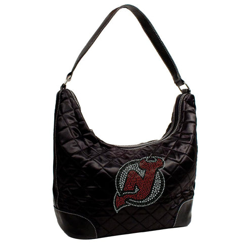 New Jersey Devils NHL Sport Noir Quilted Hobo