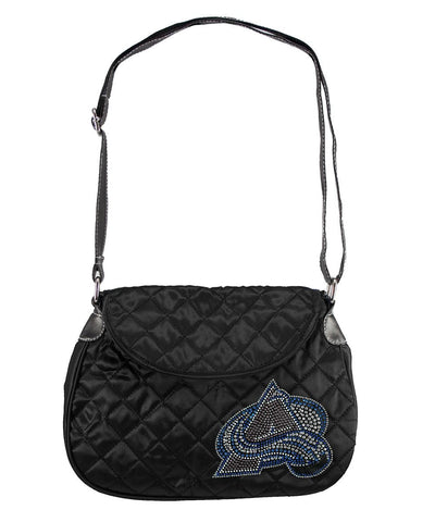 Colorado Avalanche NHL Sport Noir Quilted Saddlebag