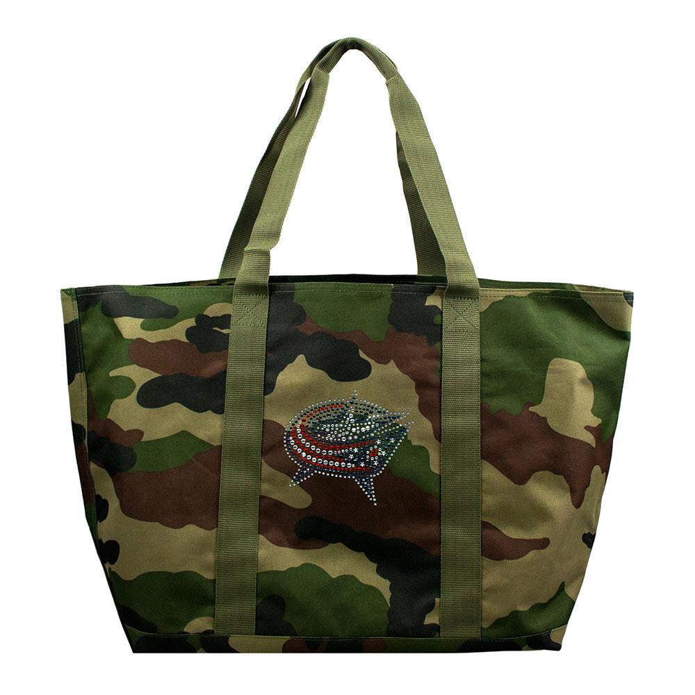 Columbus Blue Jackets NHL Camo Tote