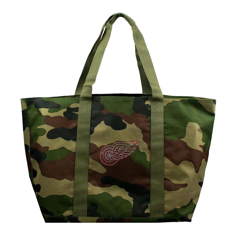 Detroit Red Wings NHL Camo Tote