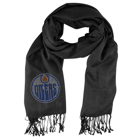 Edmonton Oilers NHL Black Pashi Fan Scarf