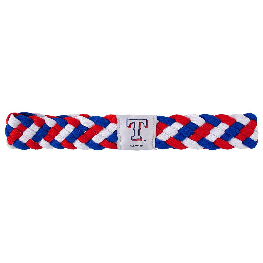 Texas Rangers MLB Braided Head Band 6 Braid