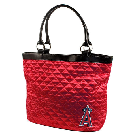 Los Angeles Angels MLB Quilted Tote (Light Red)