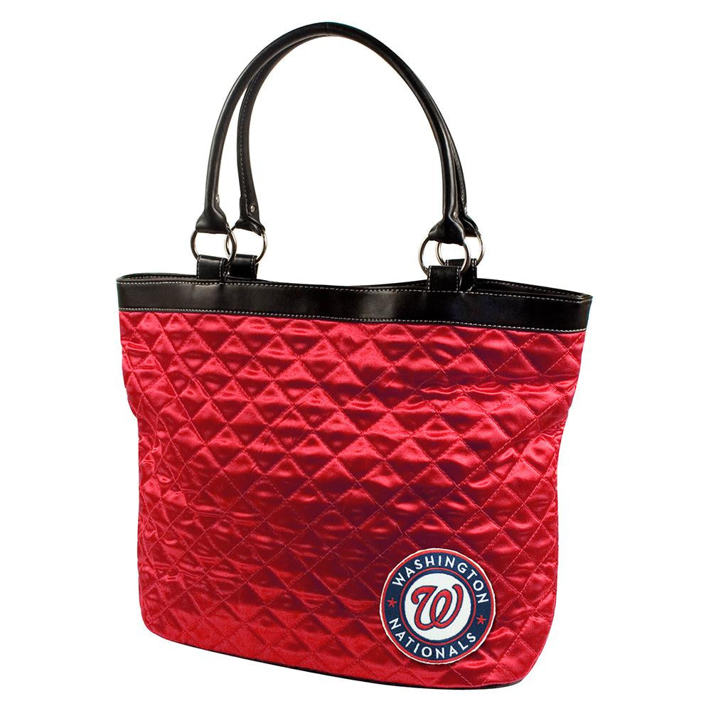Washington Nationals MLB Quilted Tote (Light Red)