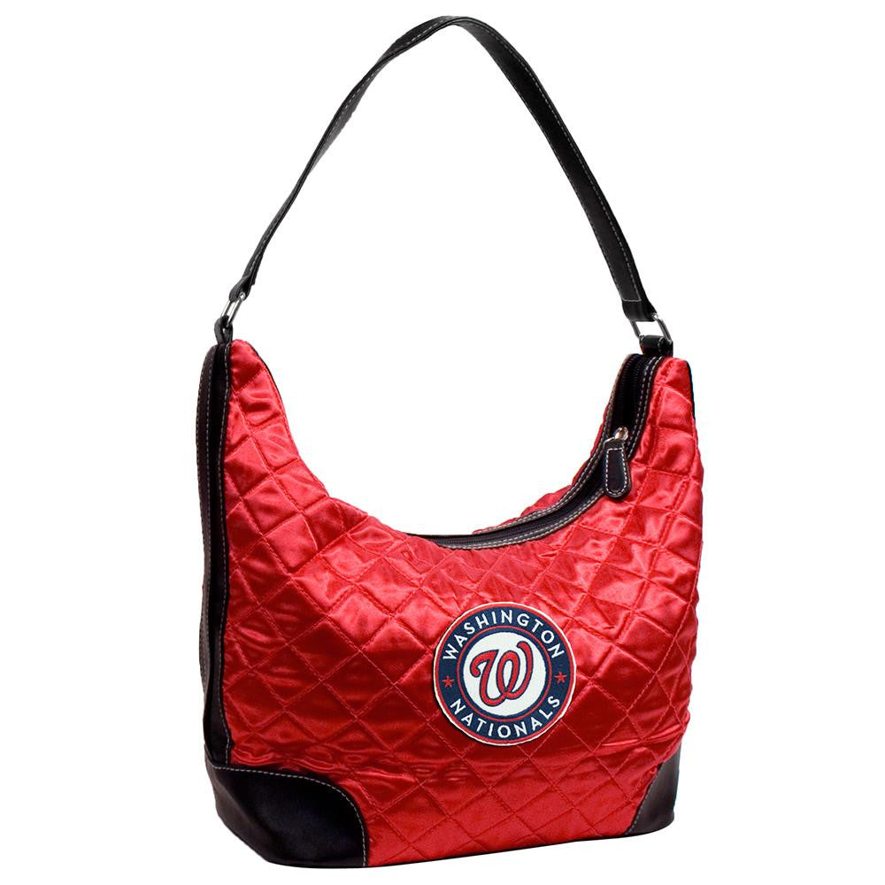 Washington Nationals MLB Quilted Hobo (Light Red)