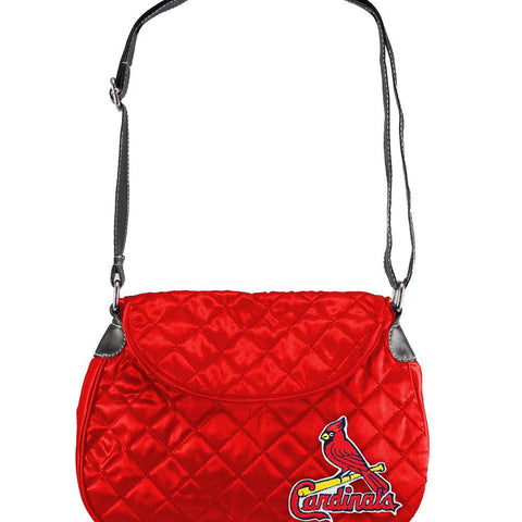 St. Louis Cardinals MLB Quilted Saddlebag (Light Red)