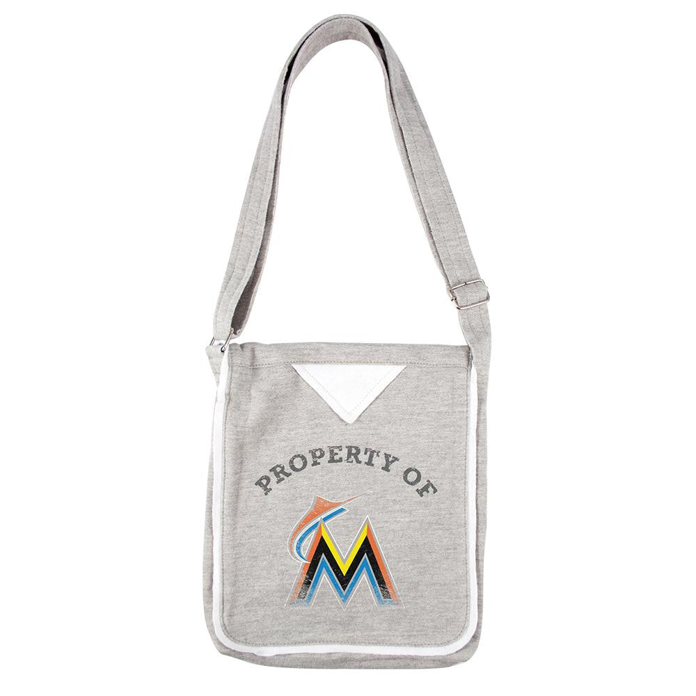 Miami Marlins MLB Hoodie Crossbody Bag