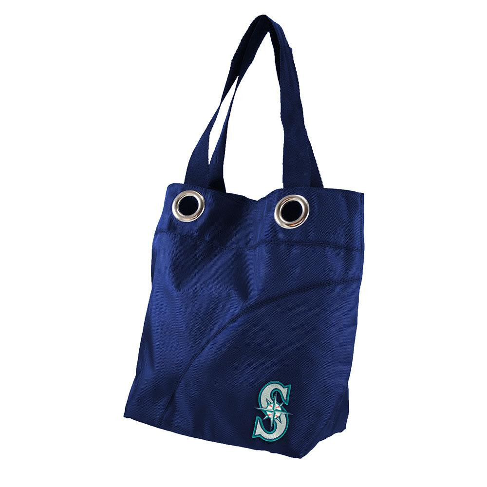 Seattle Mariners MLB Color Sheen Tote (Navy)