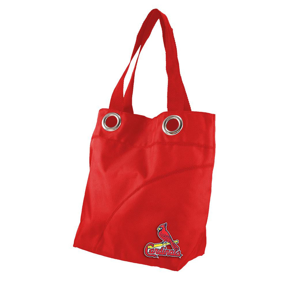 St. Louis Cardinals MLB Color Sheen Tote (Light Red)