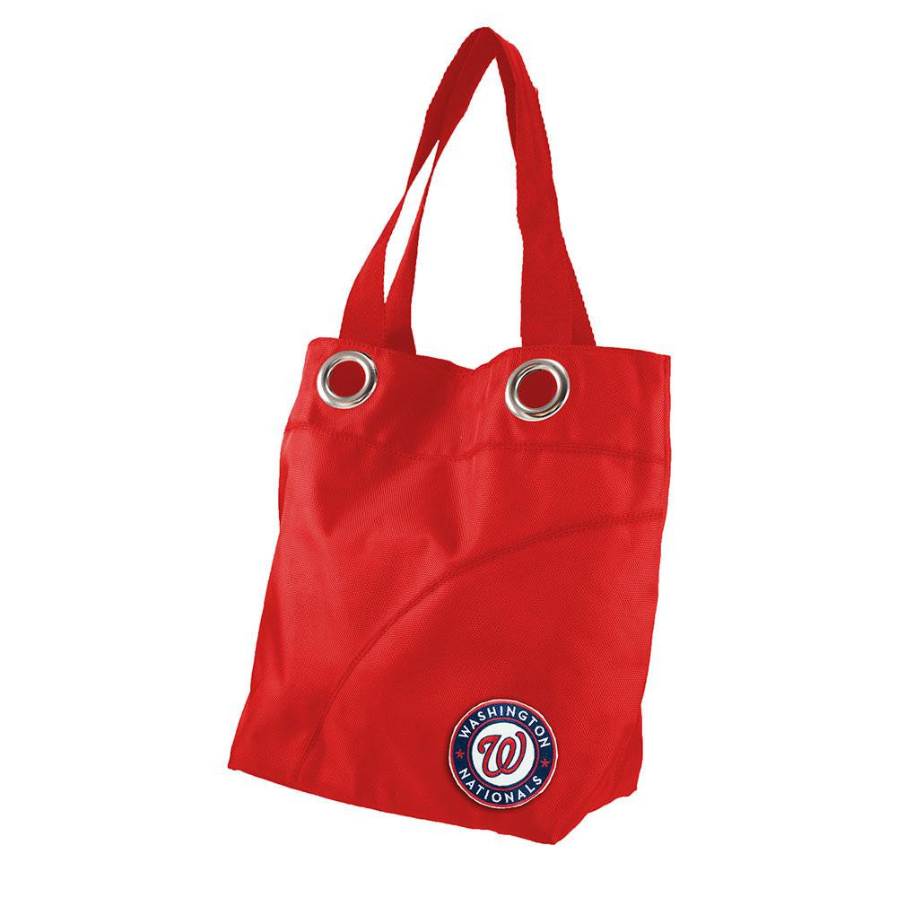 Washington Nationals MLB Color Sheen Tote (Light Red)