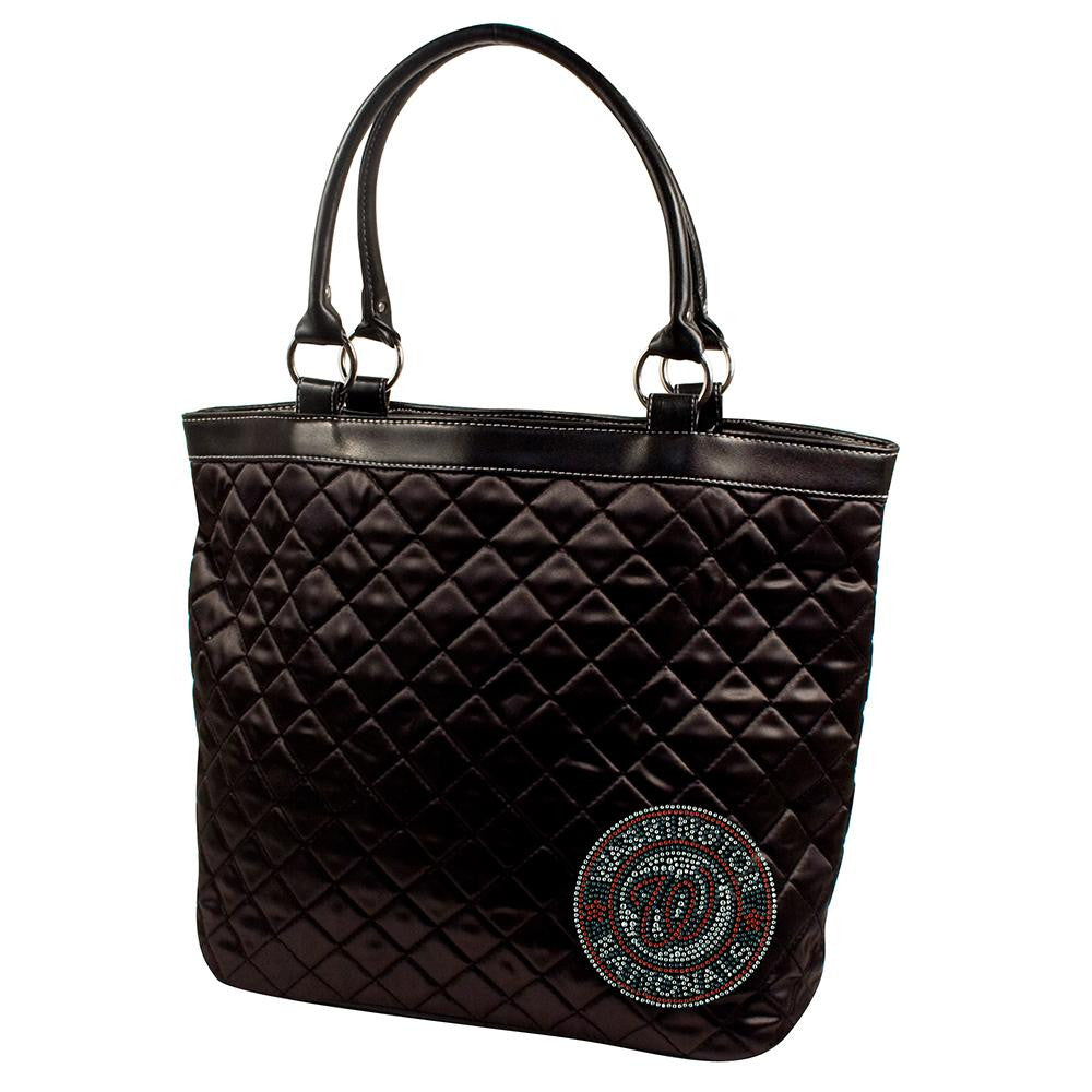 Washington Nationals MLB Sport Noir Quilted Tote