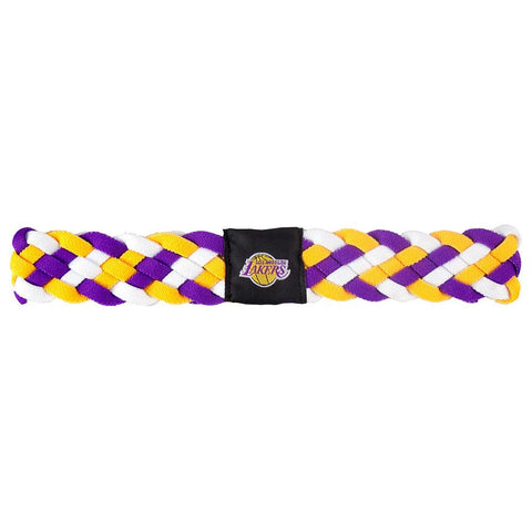 Los Angeles Lakers NBA Braided Head Band 6 Braid