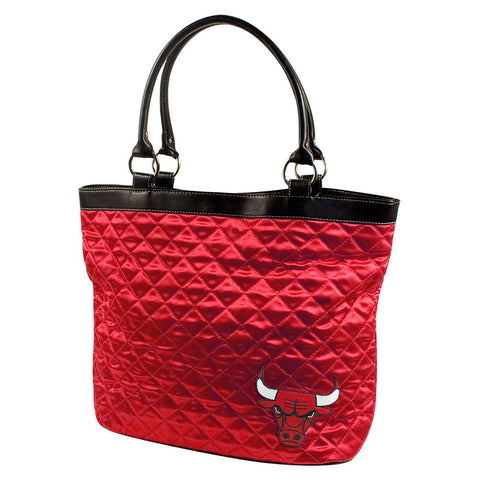Chicago Bulls NBA Quilted Tote (Light Red)