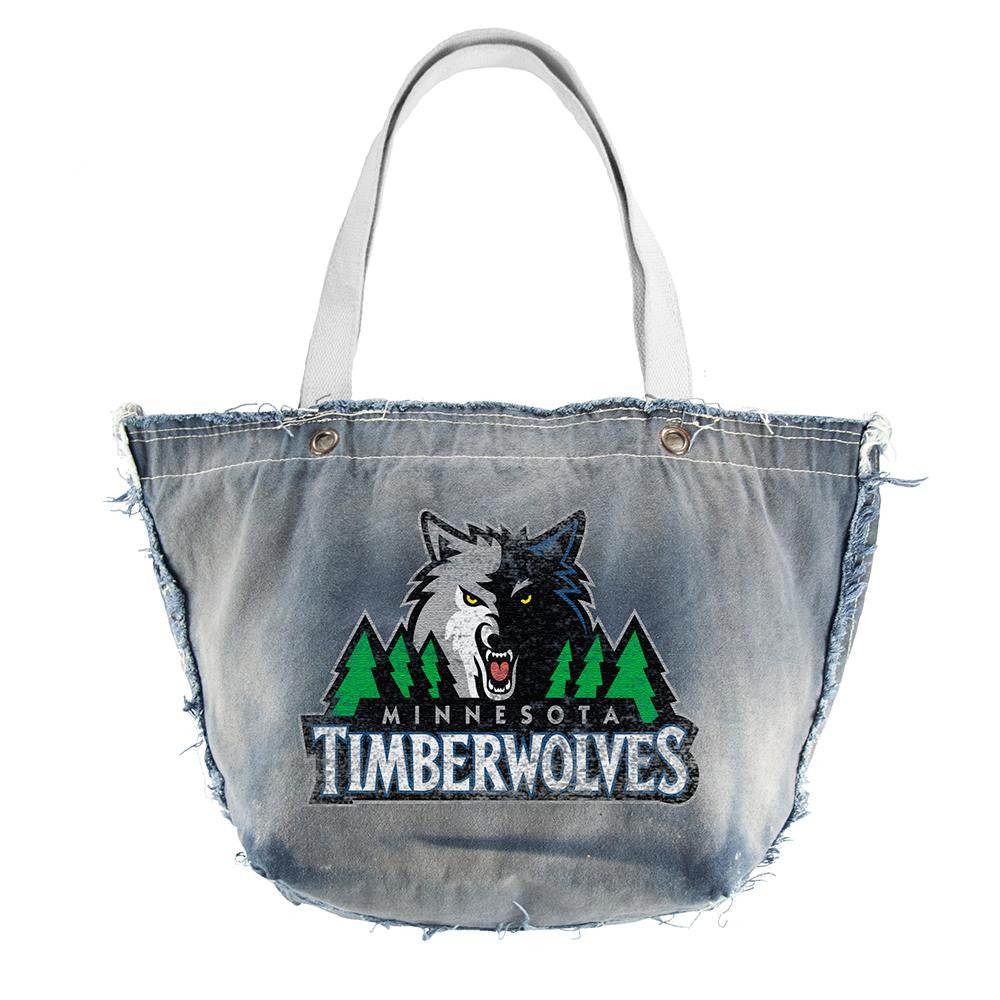 Minnesota Timberwolves NBA Vintage Denim Tote