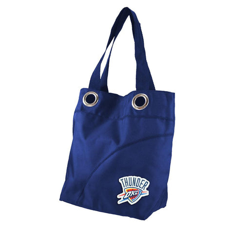 Oklahoma City Thunder NBA Color Sheen Tote (Navy)