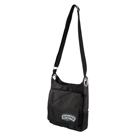 San Antonio Spurs NBA Color Sheen Cross-body Bag (Black)