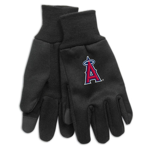 Los Angeles Angels MLB Technology Gloves (Pair)