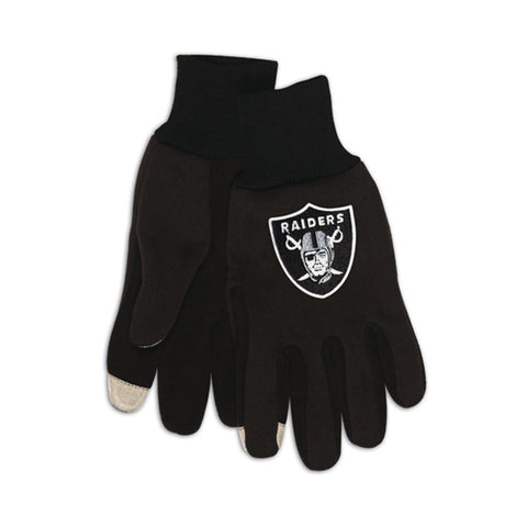 Oakland Raiders NFL Technology Gloves (Pair)