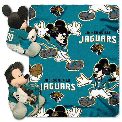 Jacksonville Jaguars NFL Mickey Mouse with Throw Combo