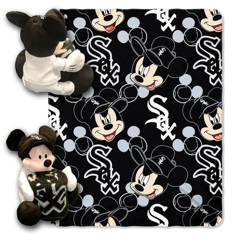Chicago White Sox MLB Mickey Mouse with Throw Combo