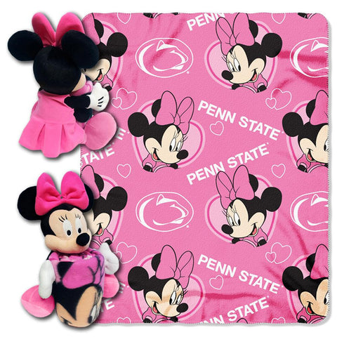 Penn State Nittany Lions NCAA Minnie Mouse with Throw Combo