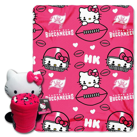 Tampa Bay Buccaneers NFL Hello Kitty with Throw Combo