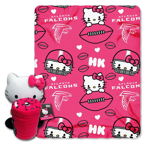 Atlanta Falcons NFL Hello Kitty with Throw Combo