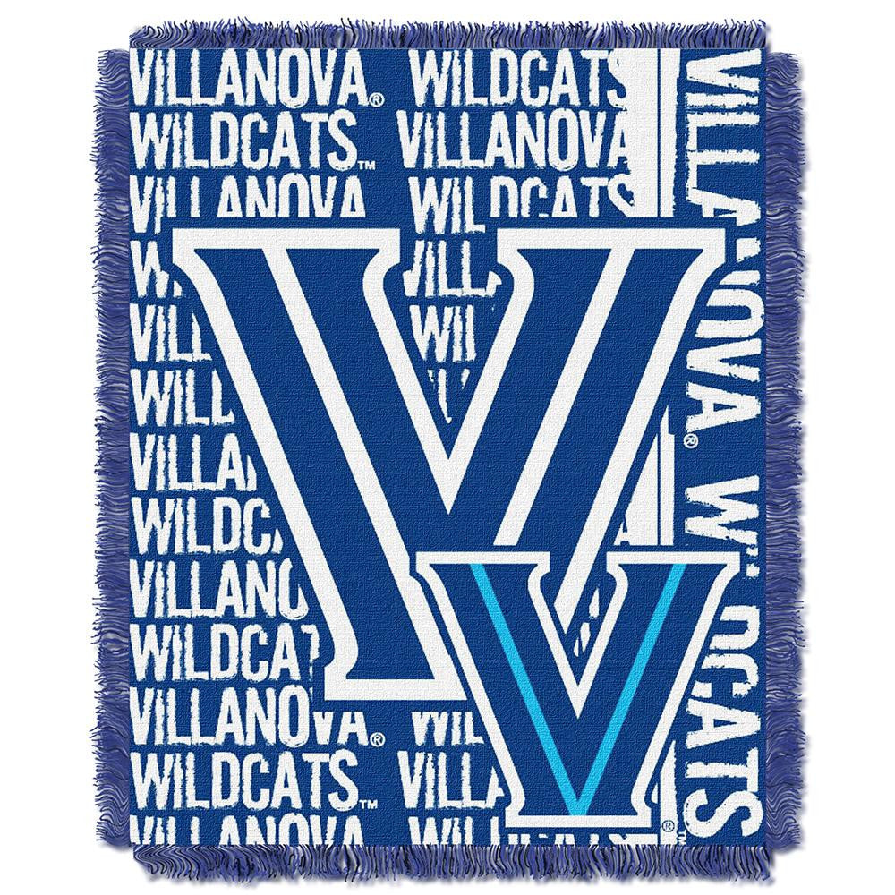 Villanova Wildcats NCAA Triple Woven Jacquard Throw (Double Play Series) (48x60)
