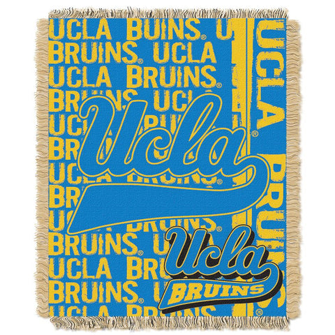 UCLA Bruins NCAA Triple Woven Jacquard Throw (Double Play Series) (48x60)