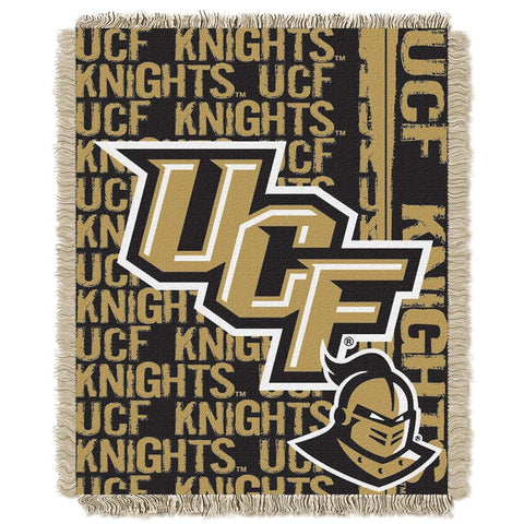 Central Florida Knights NCAA Triple Woven Jacquard Throw (Double Play Series) (48x60)