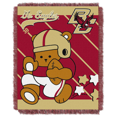 Boston College Eagles NCAA Triple Woven Jacquard Throw (Fullback Baby Series) (36x48)