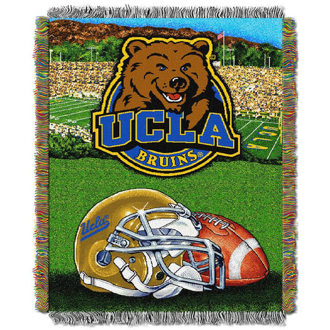UCLA Bruins NCAA Woven Tapestry Throw (Home Field Advantage) (48x60)