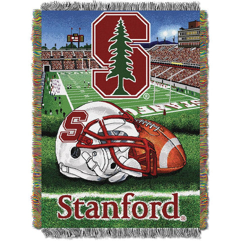 Stanford Cardinal NCAA Woven Tapestry Throw (Home Field Advantage) (48x60)