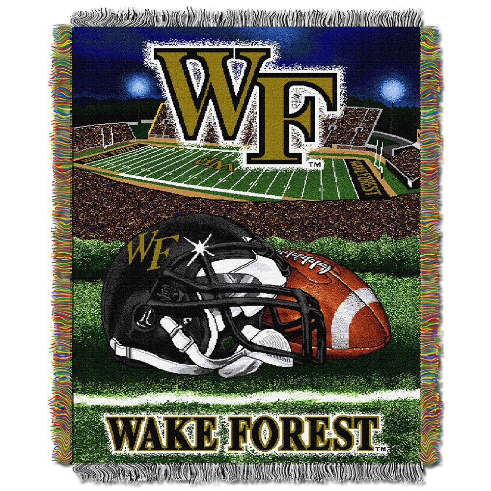 Wake Forest Demon Deacons NCAA Woven Tapestry Throw (Home Field Advantage) (48x60)