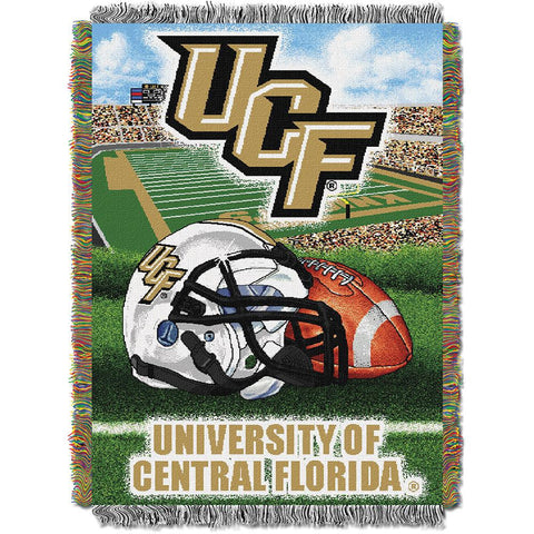 Central Florida Knights NCAA Woven Tapestry Throw (Home Field Advantage) (48x60)