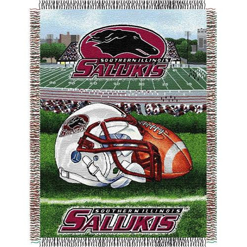 Southern Illinois Salukis NCAA Woven Tapestry Throw (Home Field Advantage) (48x60)
