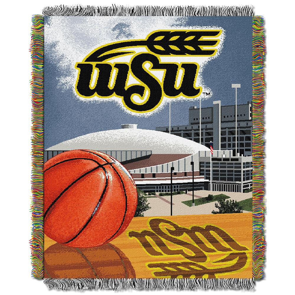 Wichita State Shockers NCAA Woven Tapestry Throw (Home Field Advantage) (48x60)