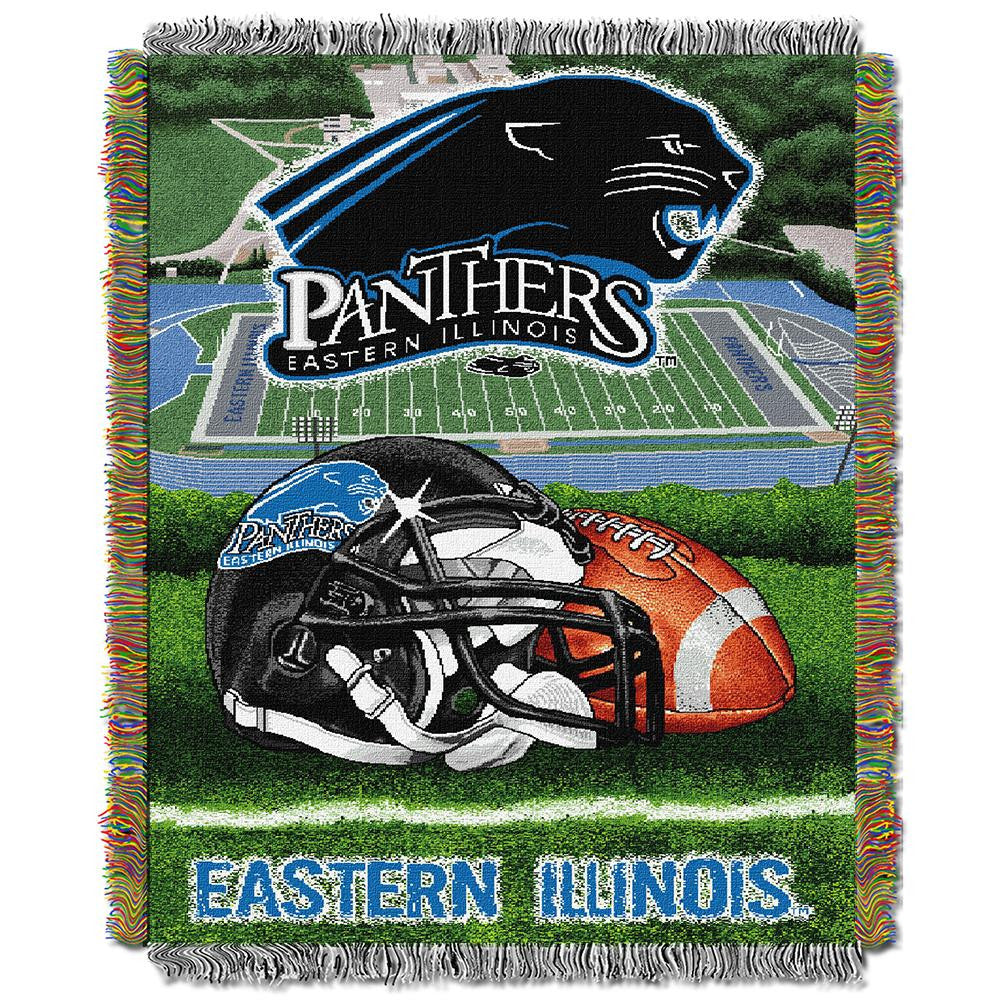 Eastern Illinois Panthers NCAA Woven Tapestry Throw (Home Field Advantage) (48x60)