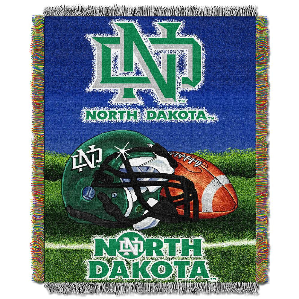 North Dakota Fighting Sioux NCAA Woven Tapestry Throw (Home Field Advantage) (48x60)