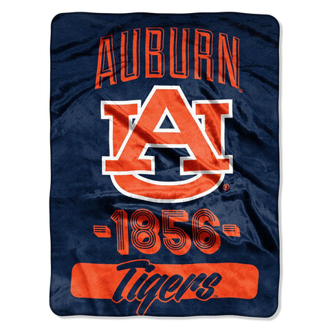 Auburn Tigers NCAA Micro Raschel Blanket (Varsity Series) (48x60)