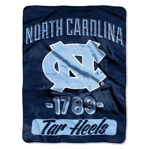 North Carolina Tar Heels NCAA Micro Raschel Blanket (Varsity Series) (48x60)