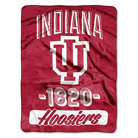 Indiana Hoosiers NCAA Micro Raschel Blanket (Varsity Series) (48x60)